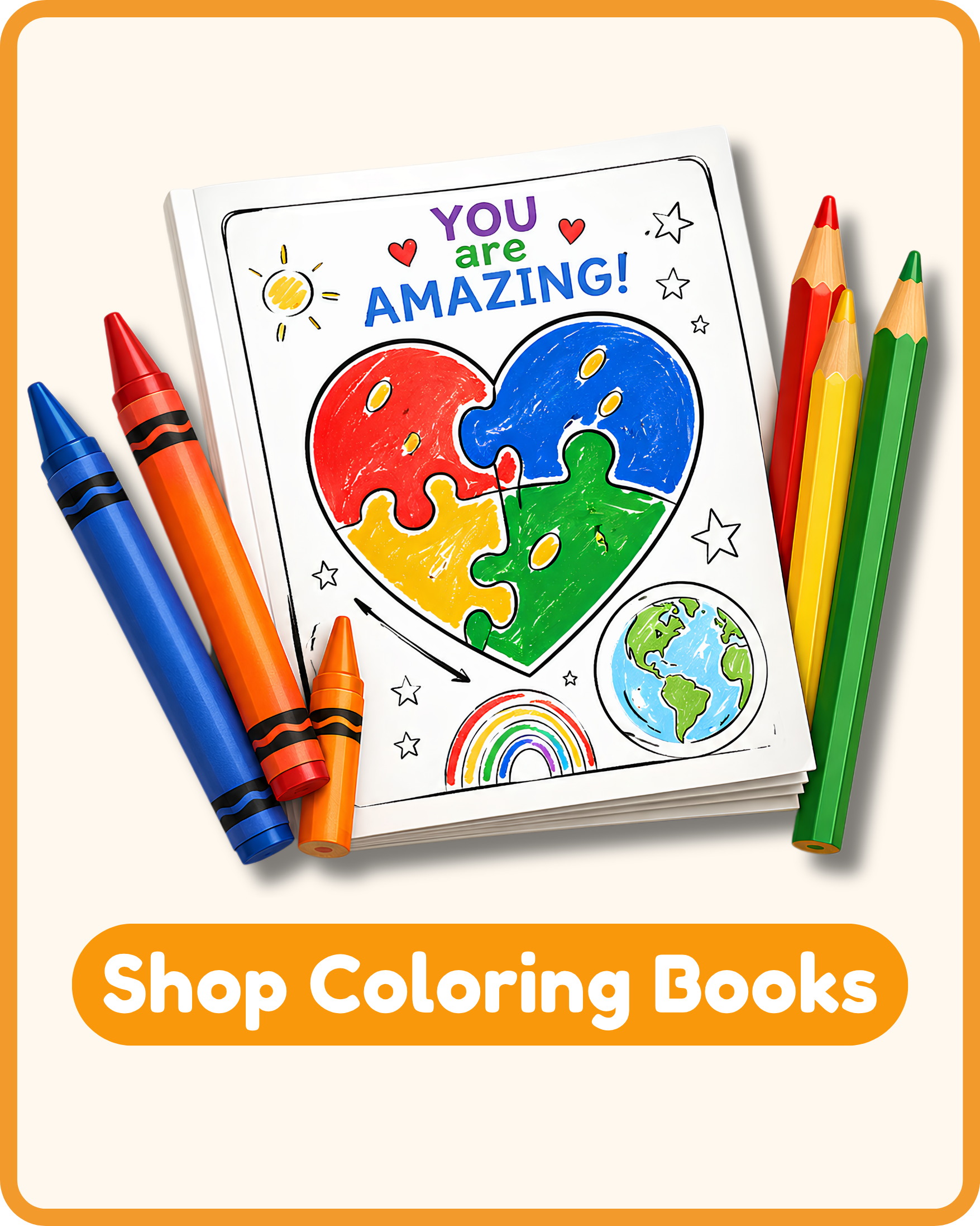Autism Coloring Books