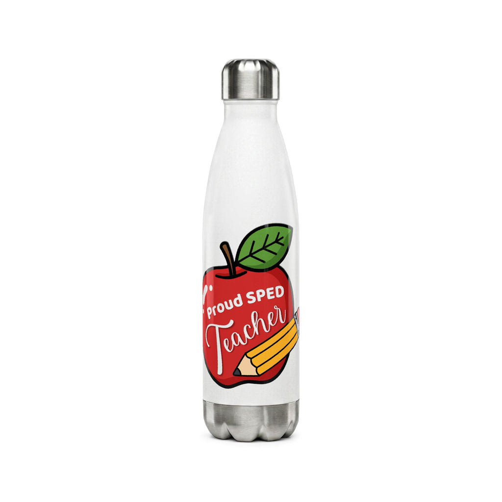 Proud SPED Teacher Water Bottle — 17oz Stainless Steel Bottle