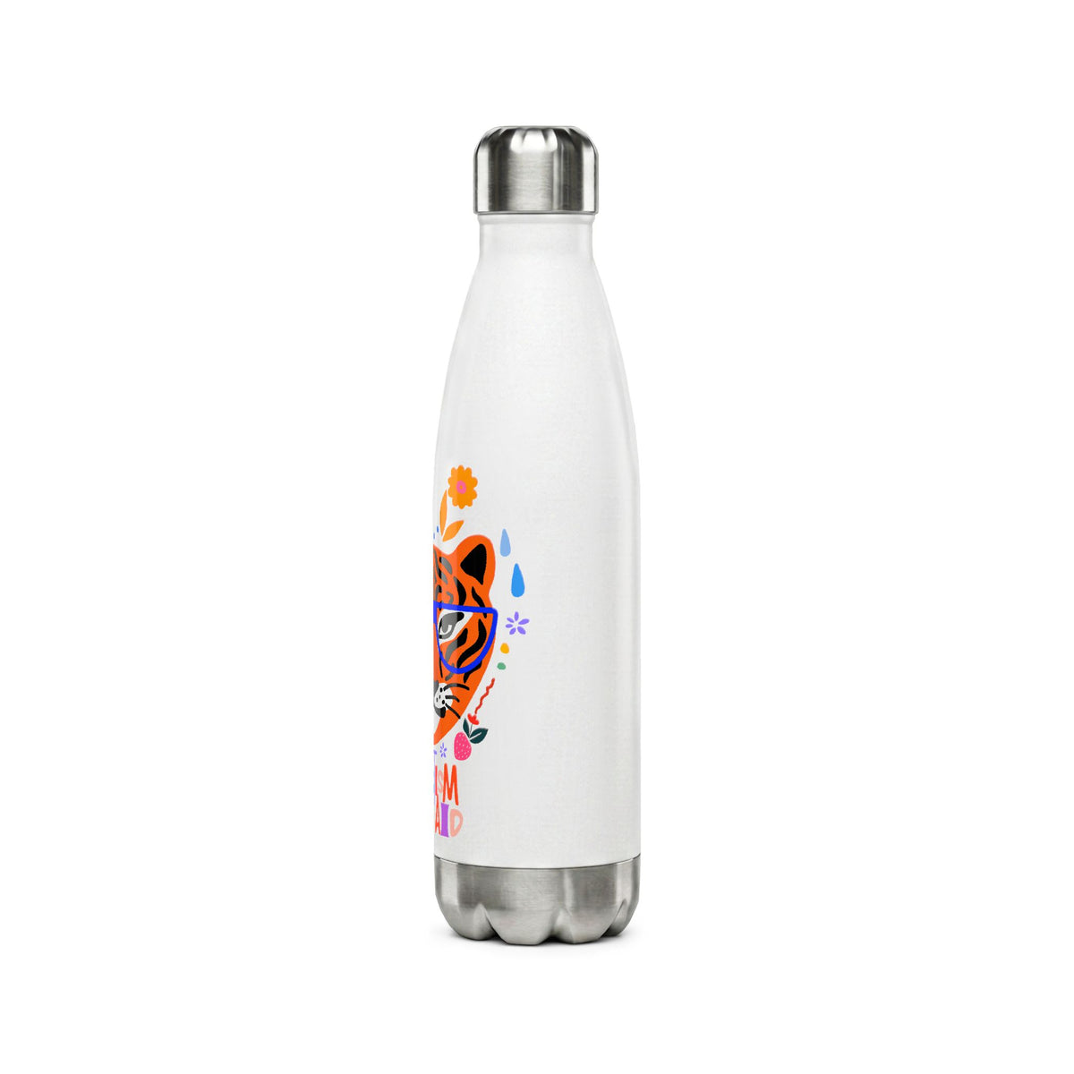 Tiger – Autism Aid Water Bottle — 17oz Stainless Steel Bottle