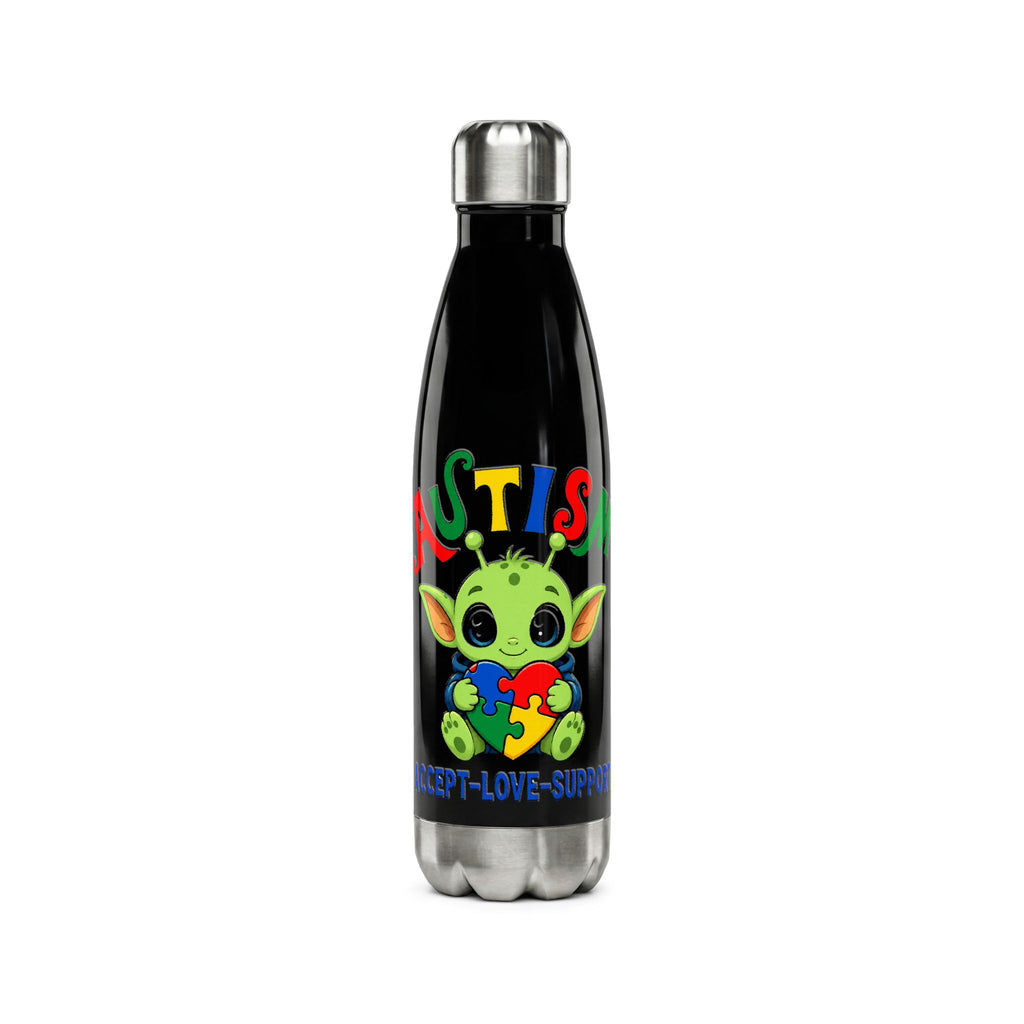 Accept • Love • Support Collection Water Bottle — 17oz Stainless Steel Bottle