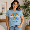 Proud Autism Mama Tee — Rainbow Autism Awareness T-Shirt