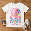 Toddler Tee - "Different Minds Make the World Beautiful" Autism Awareness