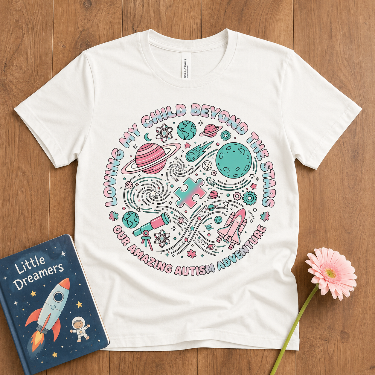 Loving My Child Beyond the Stars Tee | Autism Awareness Shirt