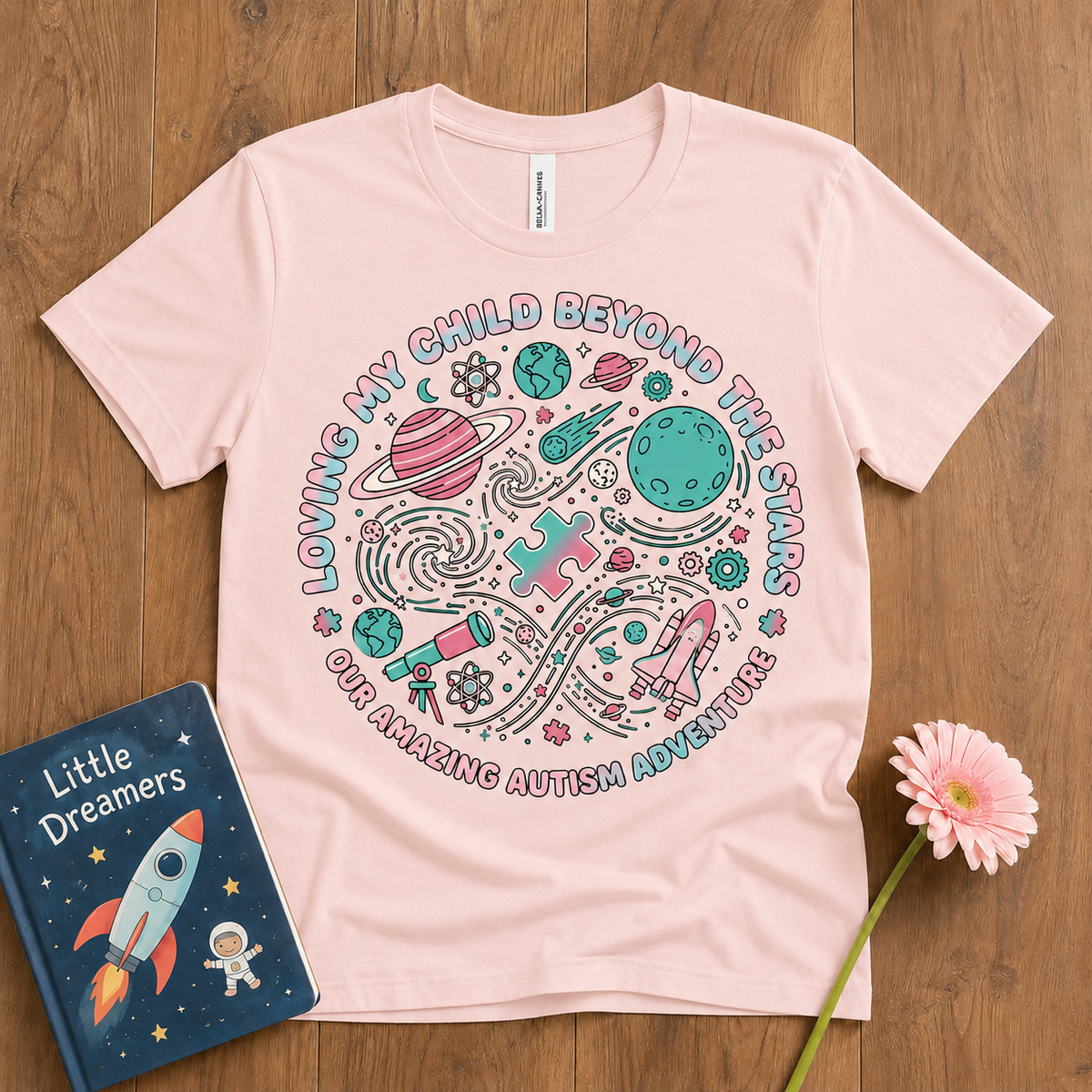 Unisex — "Loving My Child Beyond the Stars" Tee | Autism Awareness Shirt