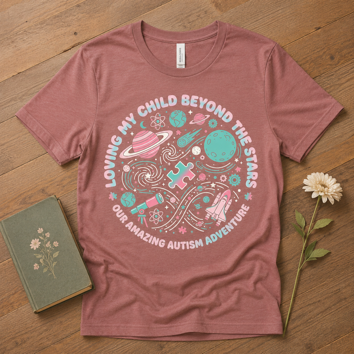 Unisex — "Loving My Child Beyond the Stars" Tee | Autism Awareness Shirt