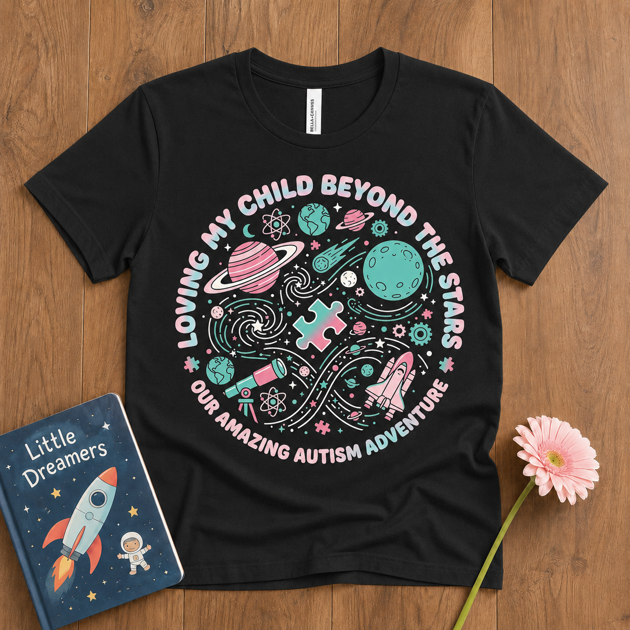 Loving My Child Beyond the Stars Tee | Autism Awareness Shirt