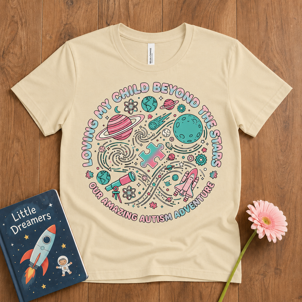 Loving My Child Beyond the Stars Tee | Autism Awareness Shirt