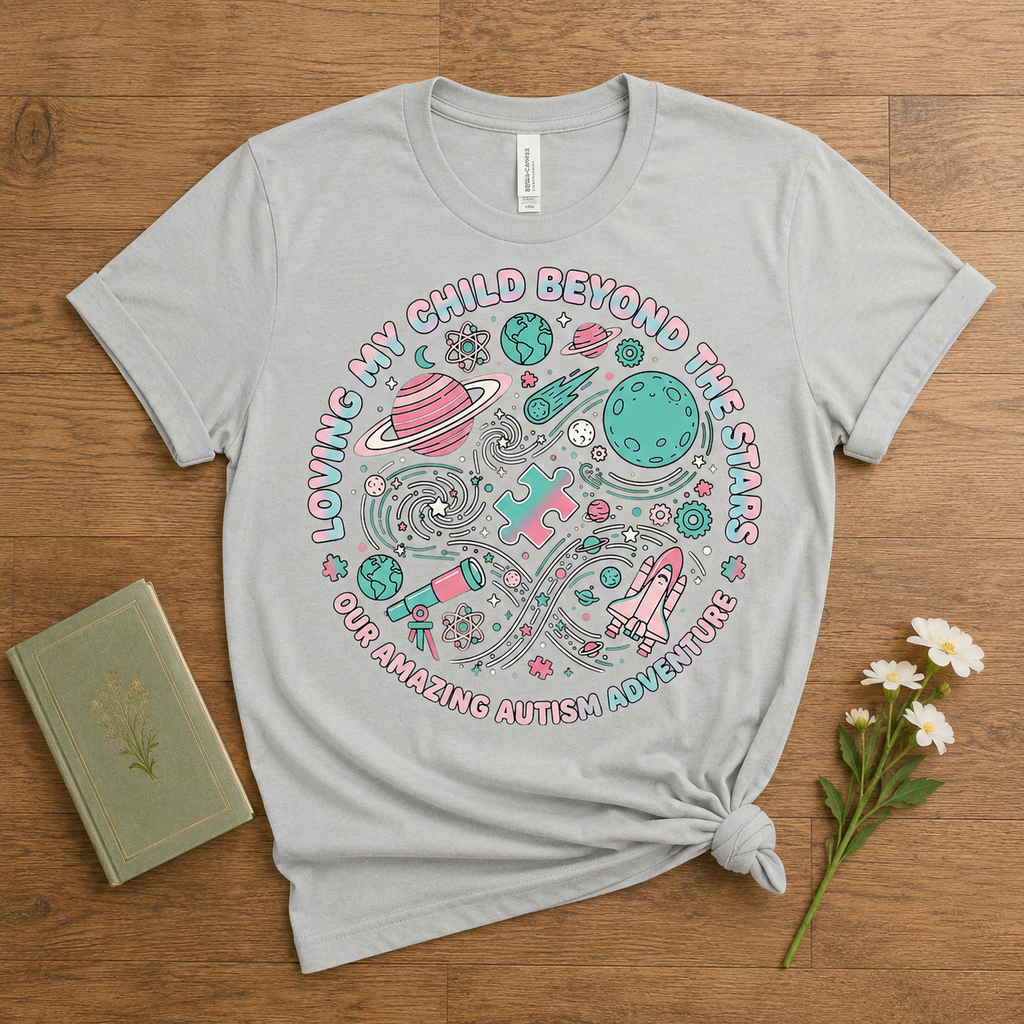 Loving My Child Beyond the Stars Tee | Autism Awareness Shirt
