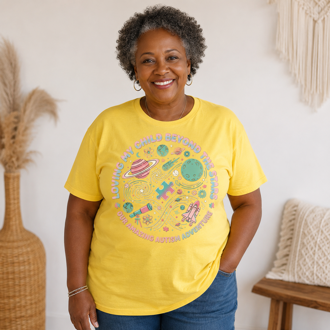 Loving My Child Beyond the Stars Tee | Autism Awareness Shirt