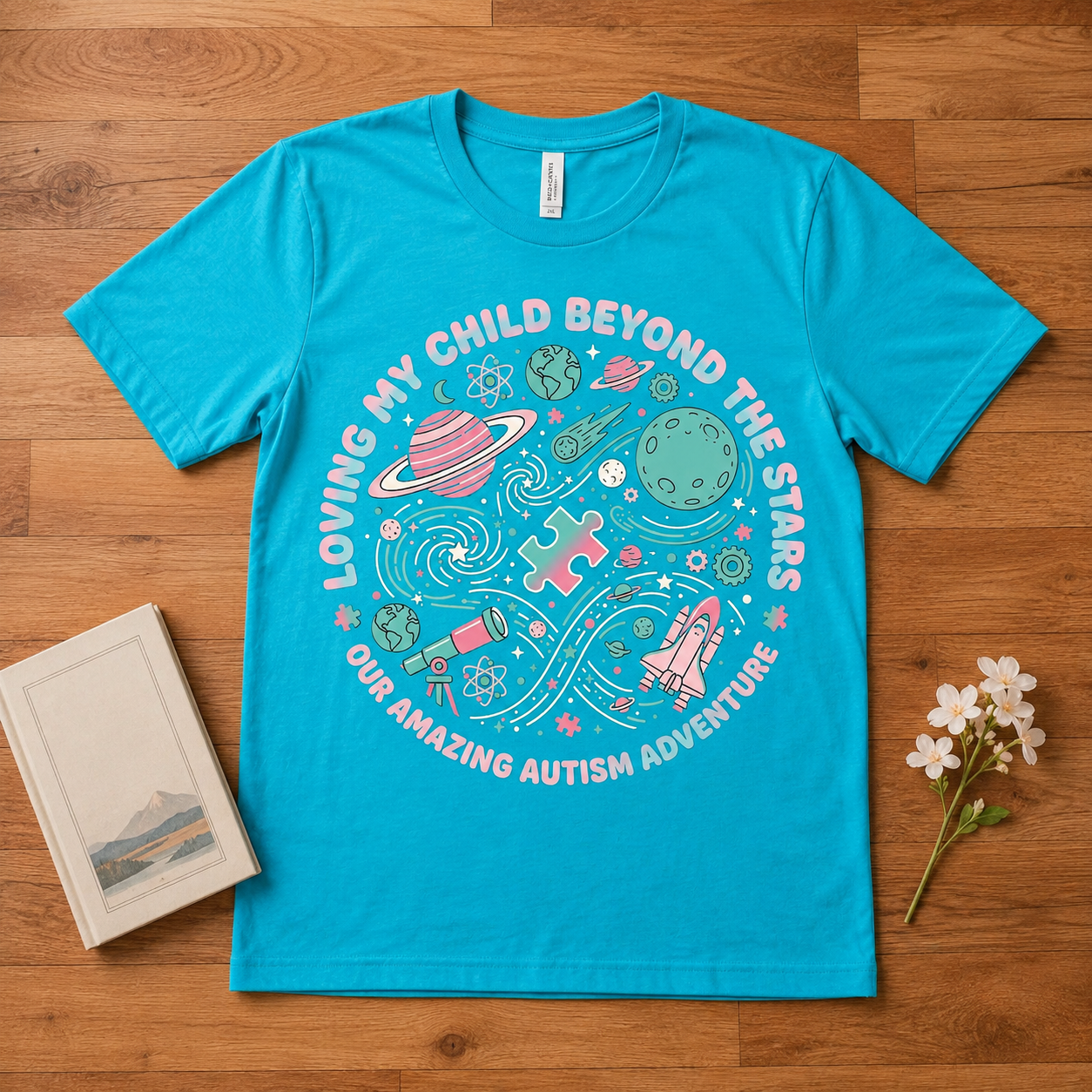 Loving My Child Beyond the Stars Tee | Autism Awareness Shirt