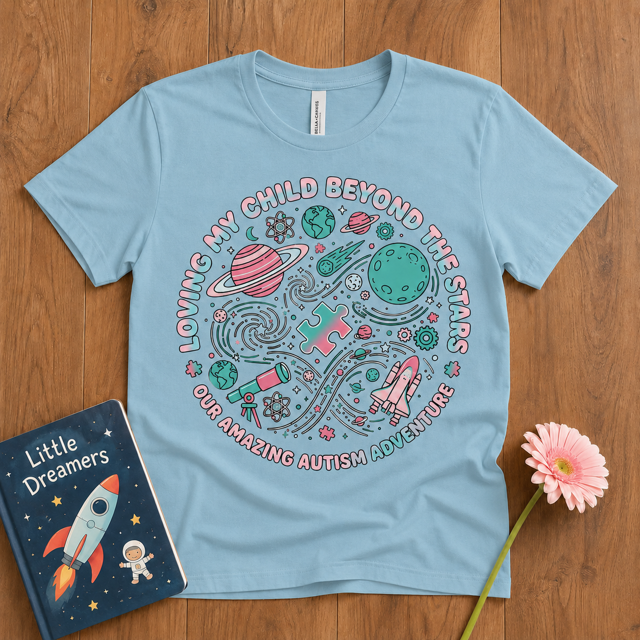 Loving My Child Beyond the Stars Tee | Autism Awareness Shirt