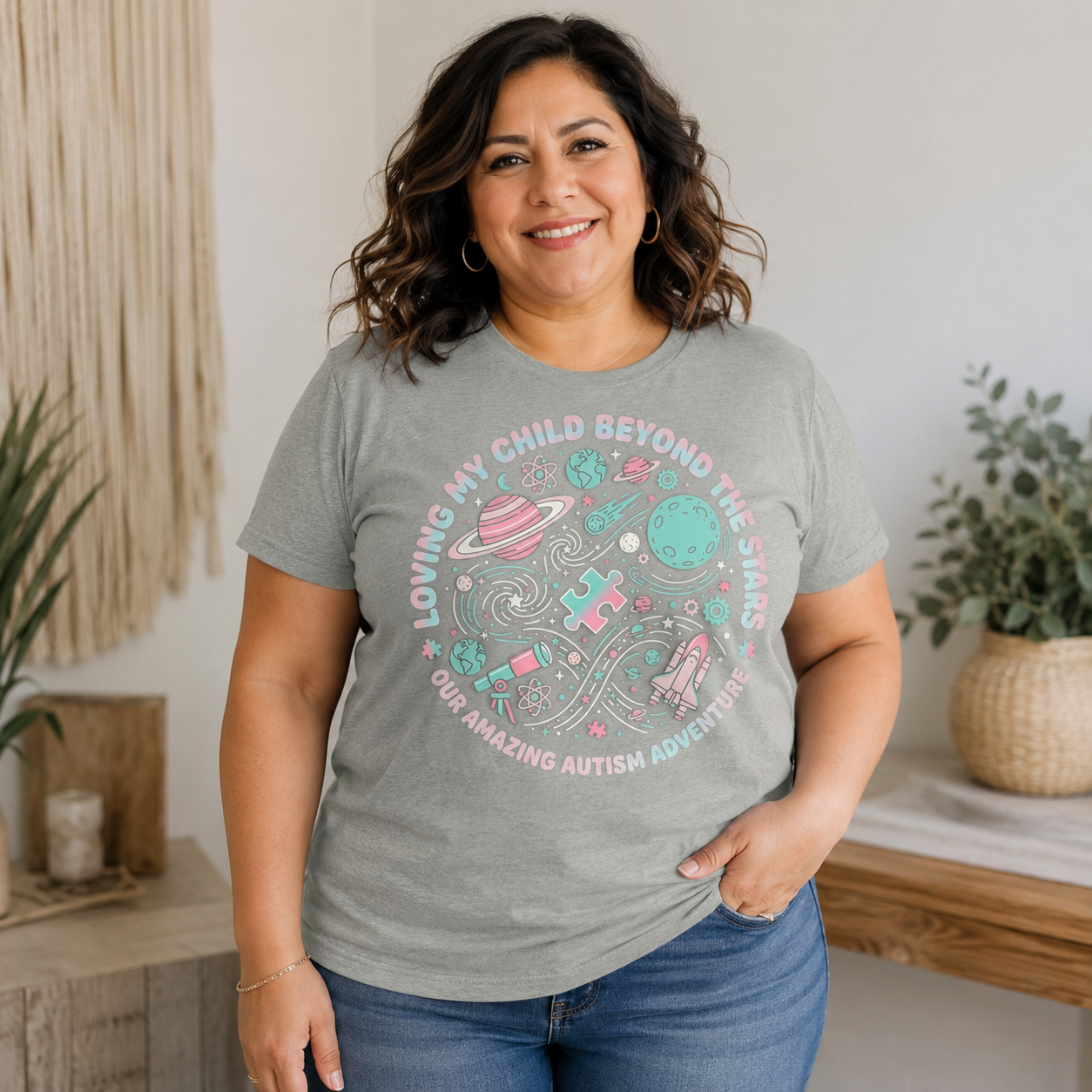 Loving My Child Beyond the Stars Tee | Autism Awareness Shirt