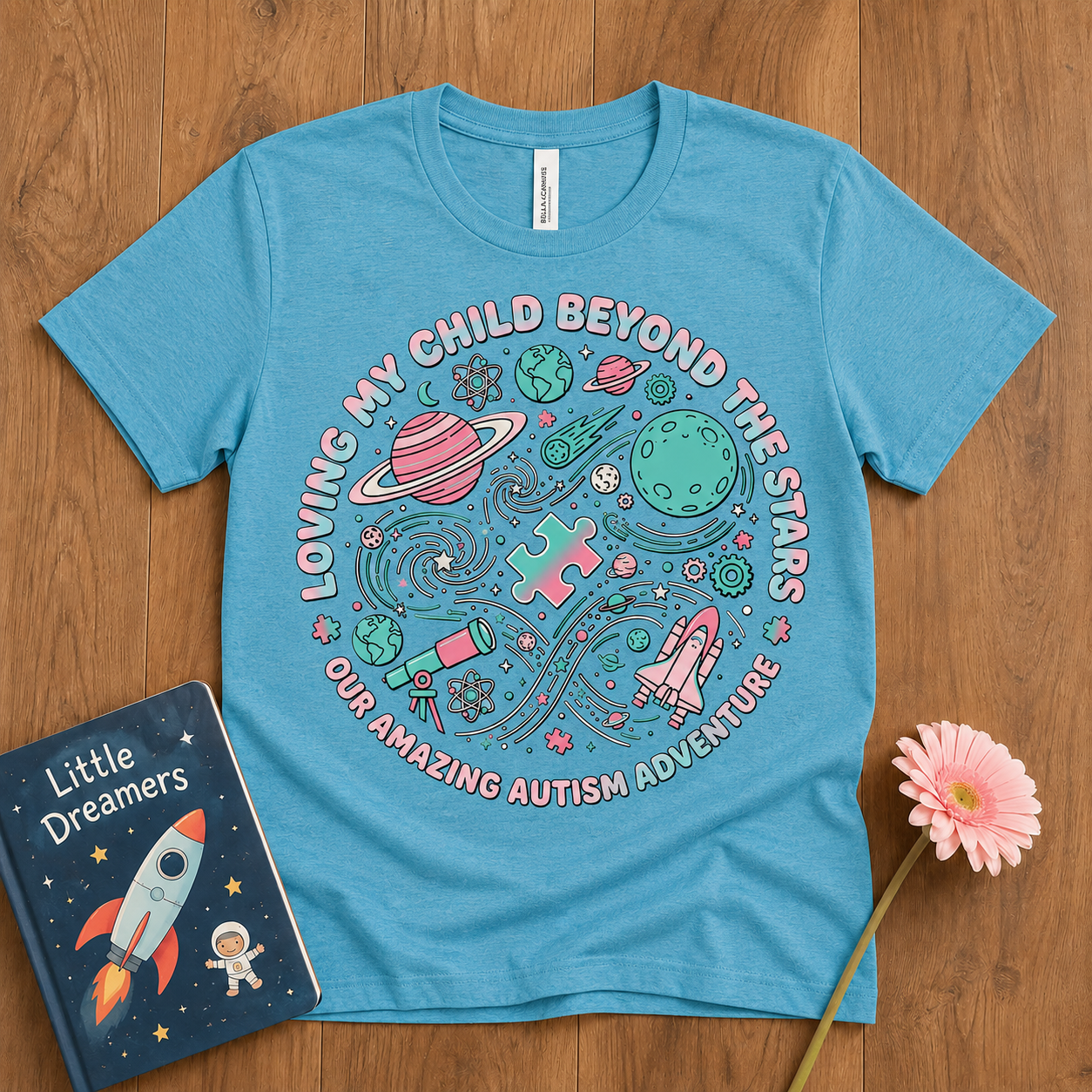 Loving My Child Beyond the Stars Tee | Autism Awareness Shirt