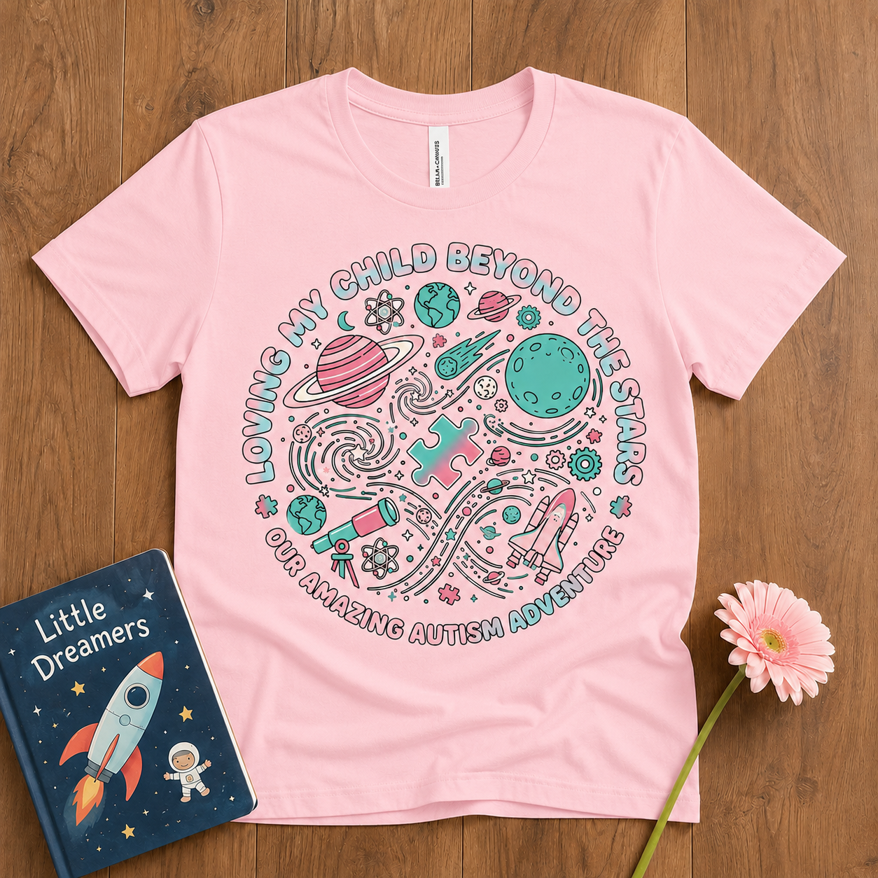 Loving My Child Beyond the Stars Tee | Autism Awareness Shirt