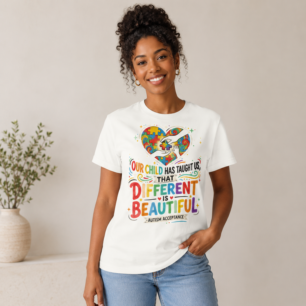 Unisex – "Different Is Beautiful" | Autism Awareness Shirt