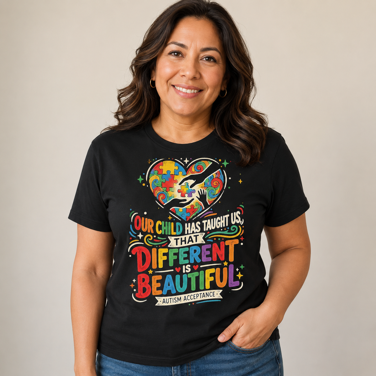 Unisex – "Different Is Beautiful" | Autism Awareness Shirt
