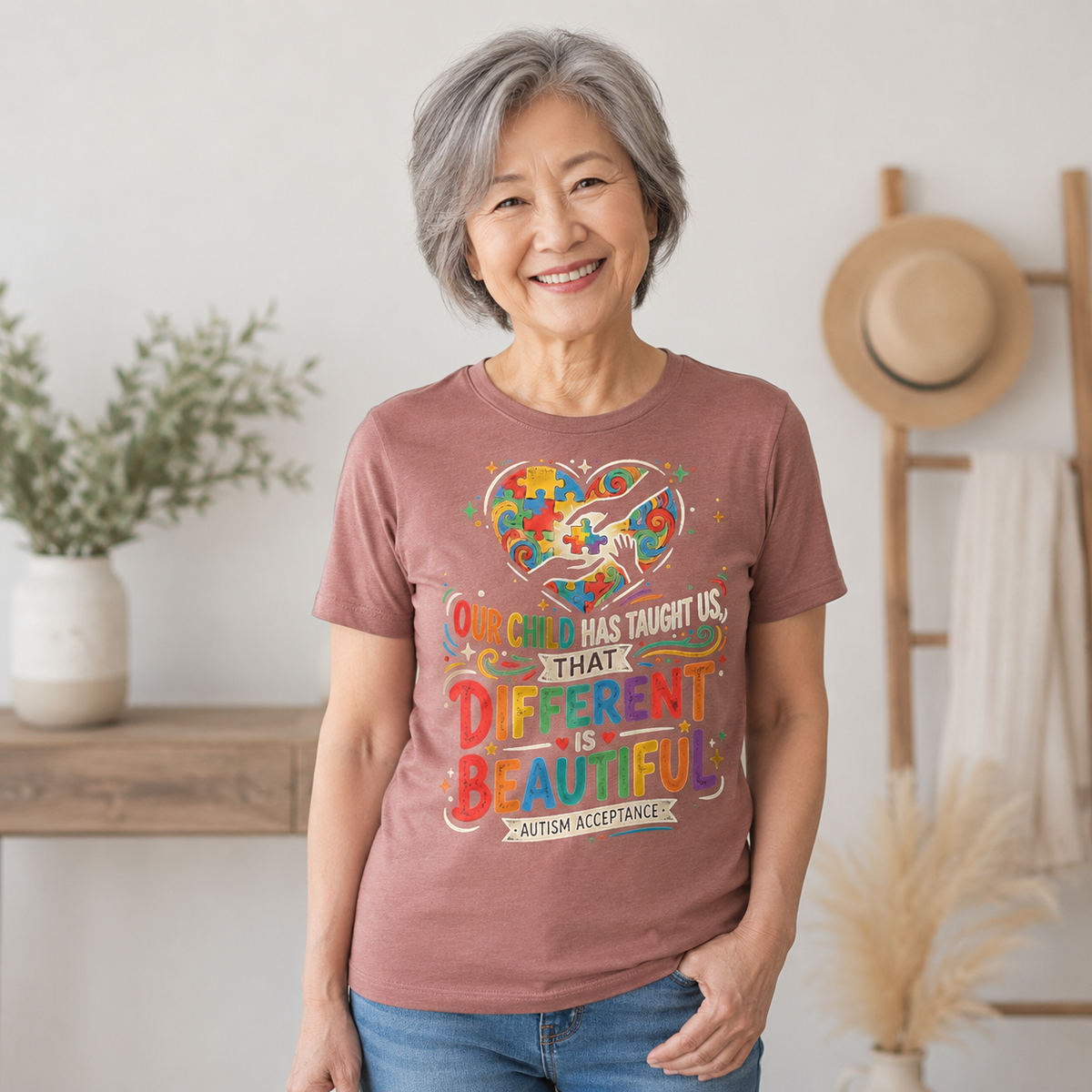 Unisex – "Different Is Beautiful" | Autism Awareness Shirt
