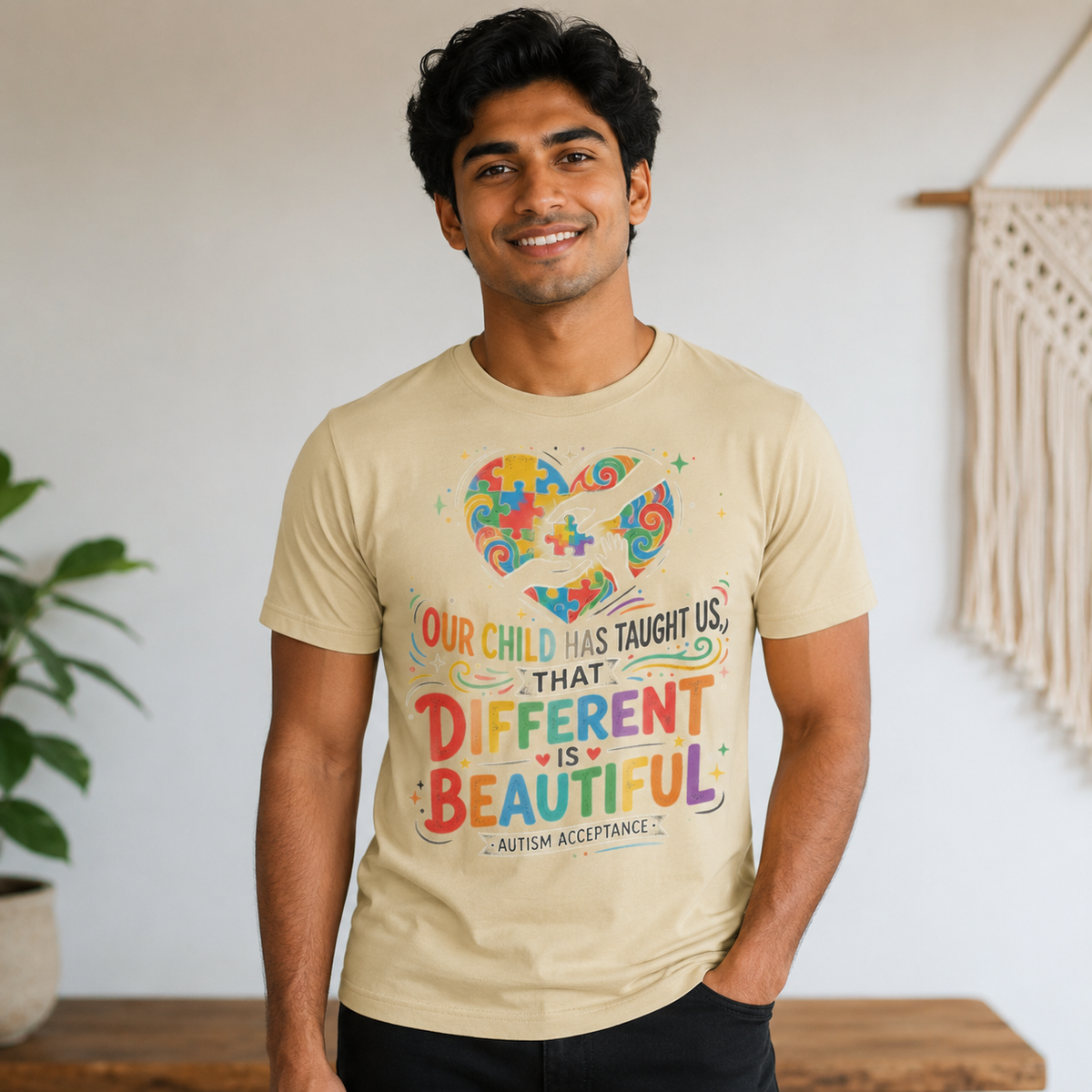 Unisex – "Different Is Beautiful" | Autism Awareness Shirt