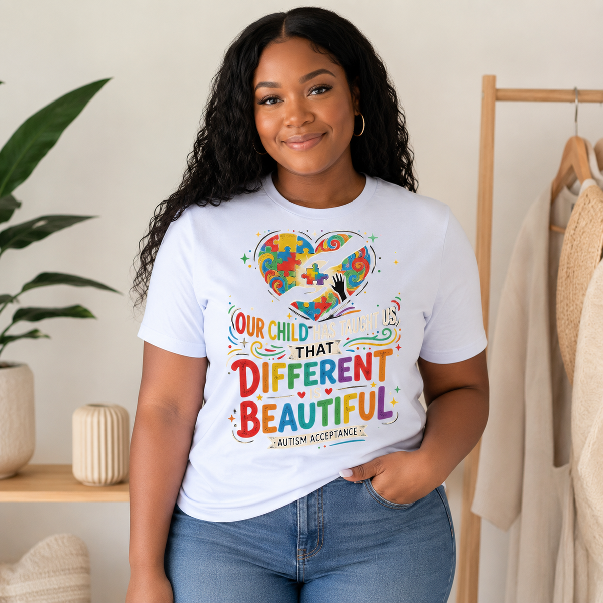 Unisex – "Different Is Beautiful" | Autism Awareness Shirt