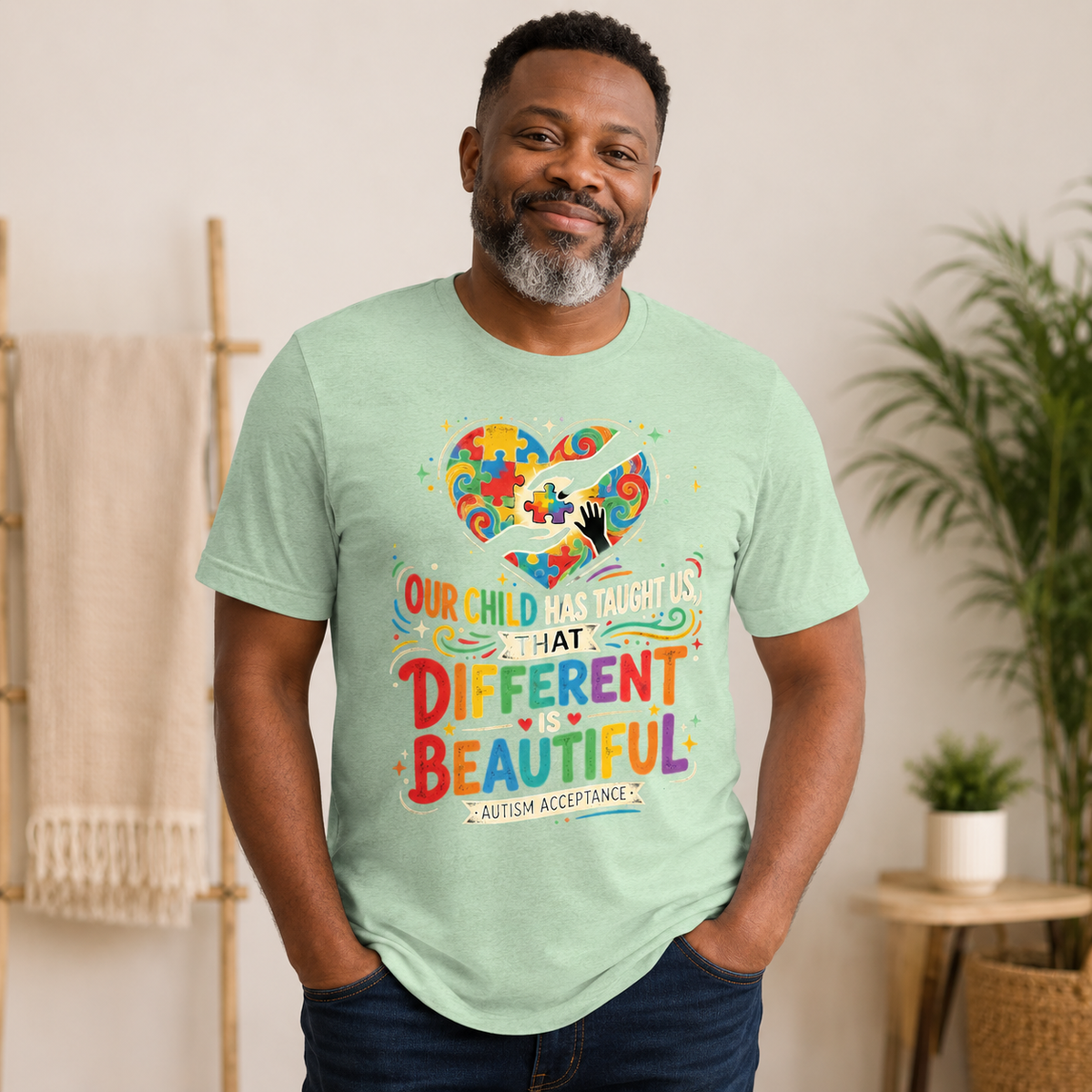 Unisex – "Different Is Beautiful" | Autism Awareness Shirt