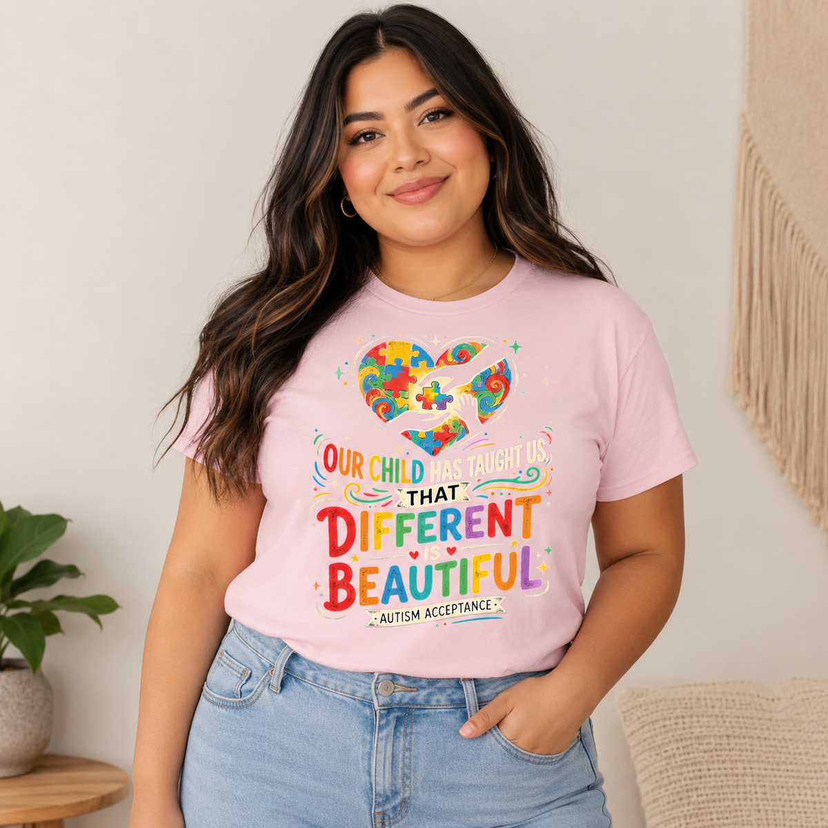 Unisex – "Different Is Beautiful" | Autism Awareness Shirt