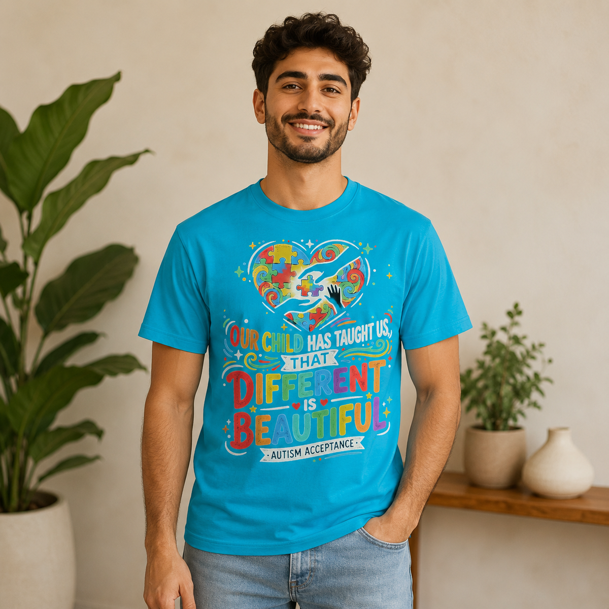 Unisex – "Different Is Beautiful" | Autism Awareness Shirt