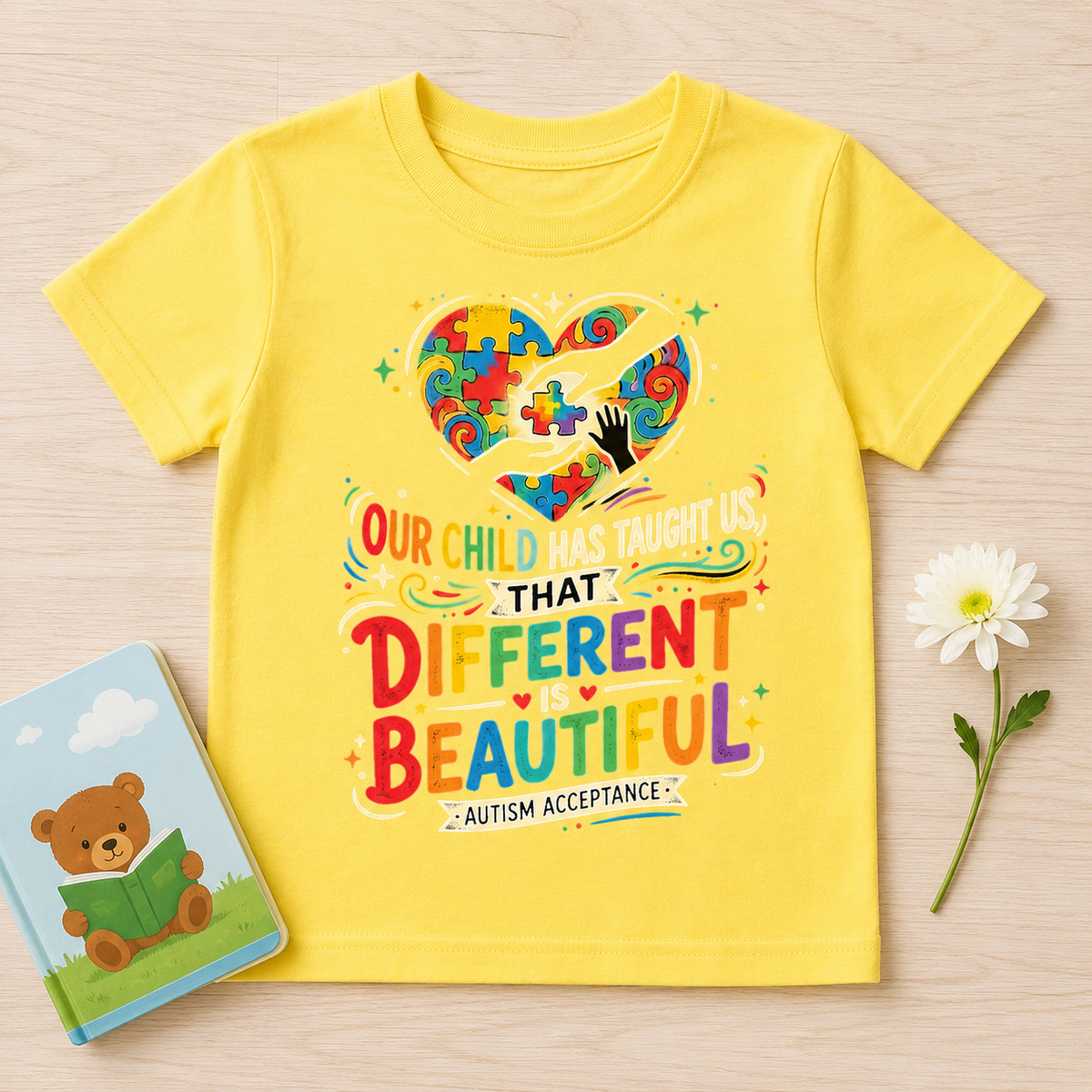 Unisex – "Different Is Beautiful" | Autism Awareness Shirt