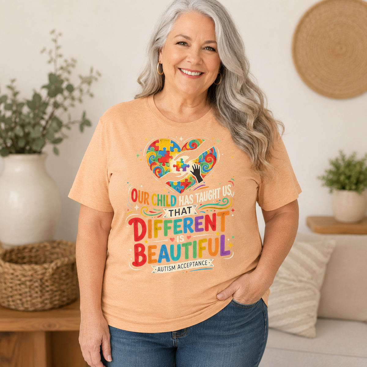 Unisex – "Different Is Beautiful" | Autism Awareness Shirt