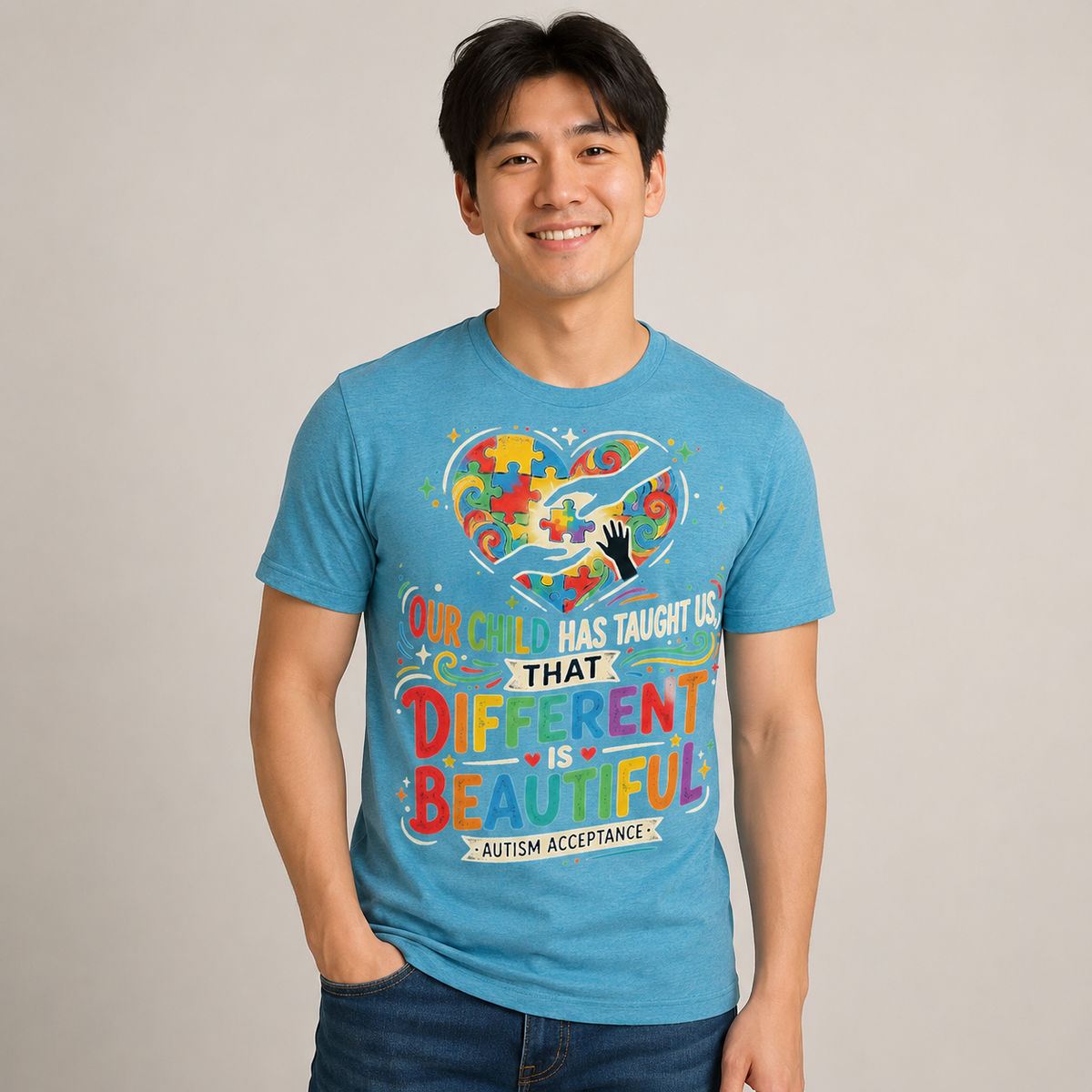 Unisex – "Different Is Beautiful" | Autism Awareness Shirt
