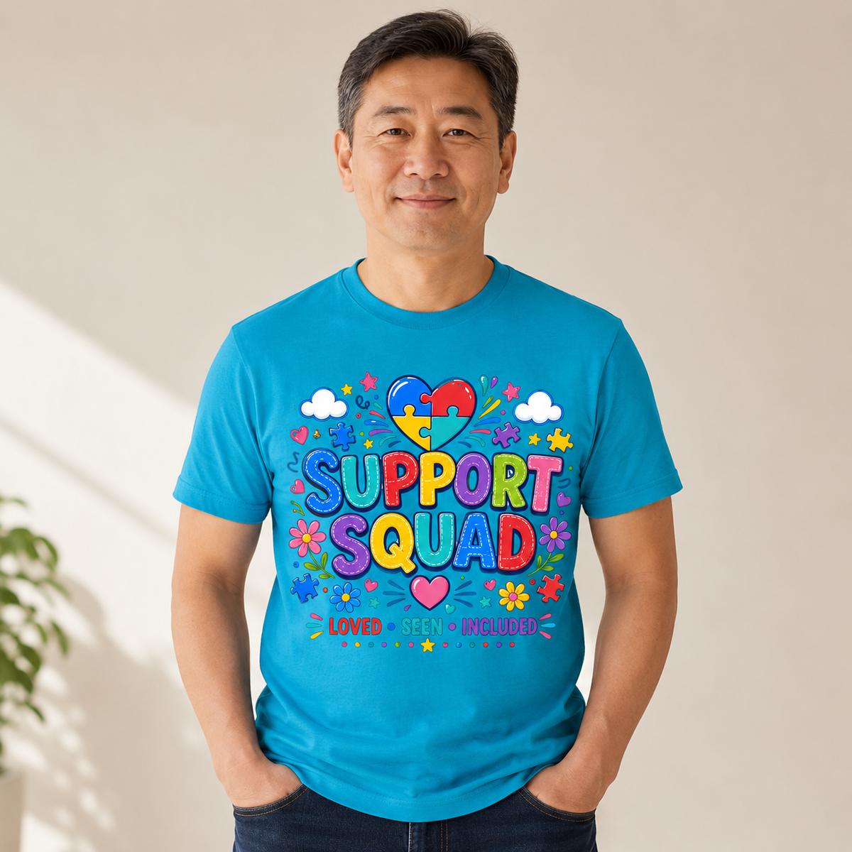 Unisex — "Support Squad" | Autism Awareness Shirt