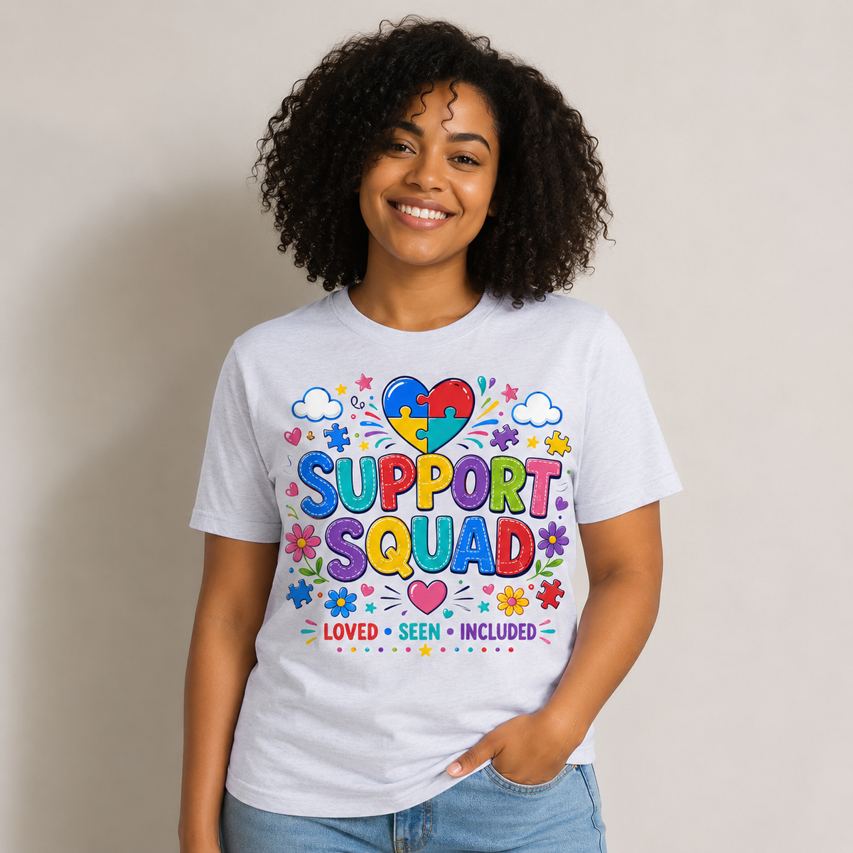 Unisex — "Support Squad" | Autism Awareness Shirt