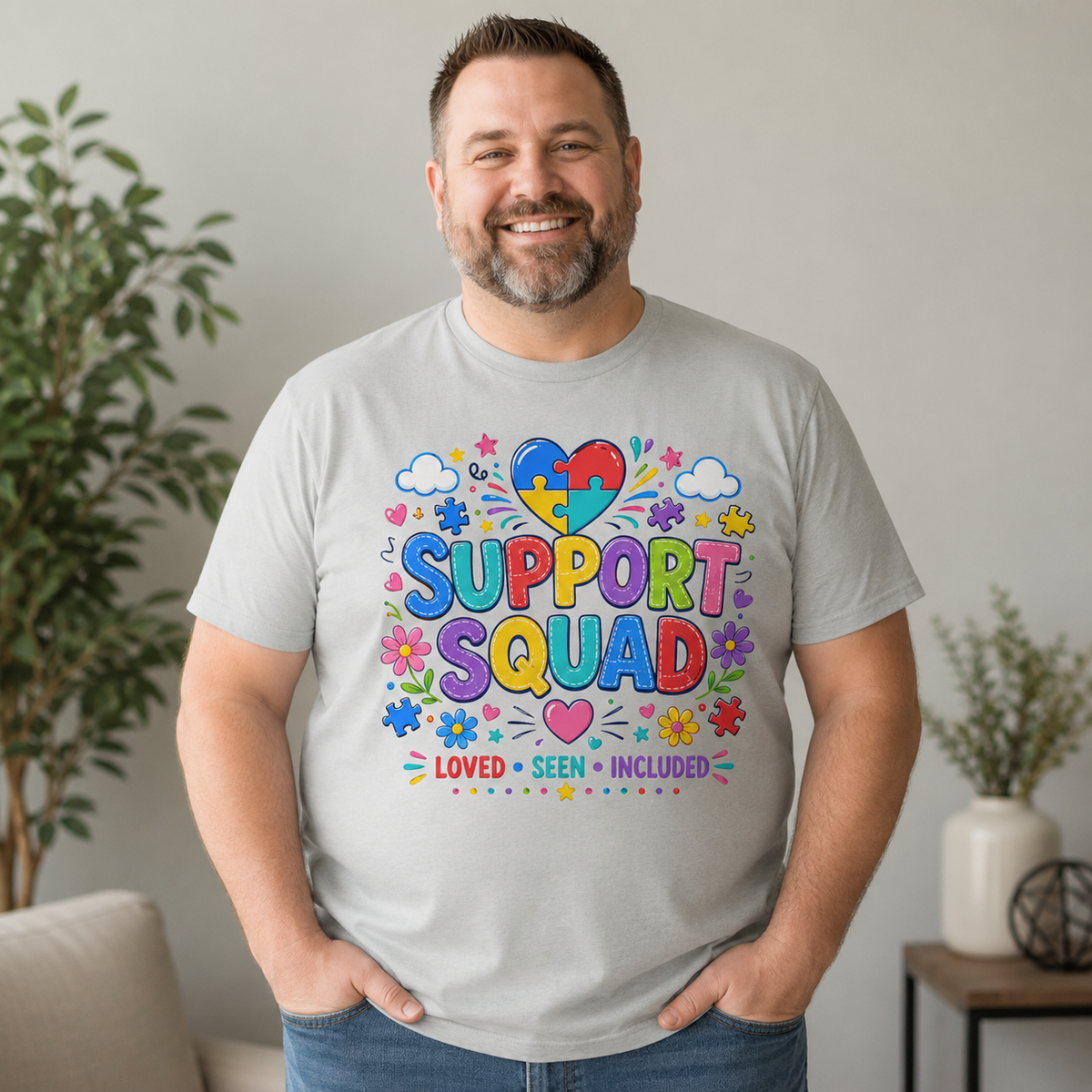 Unisex — "Support Squad" | Autism Awareness Shirt