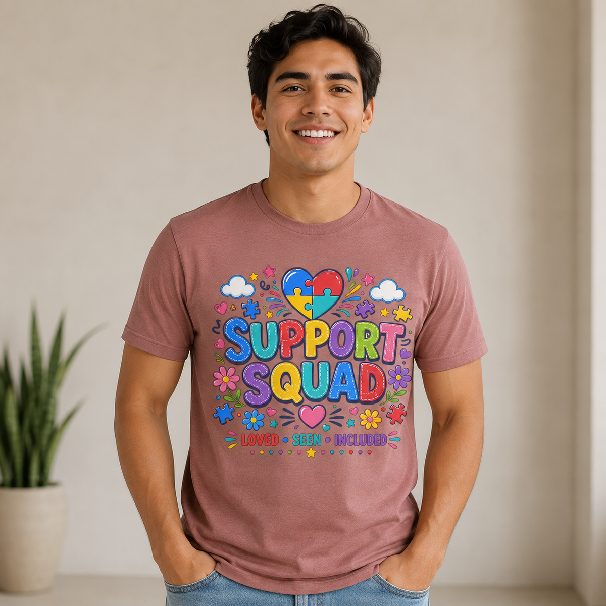 Unisex — "Support Squad" | Autism Awareness Shirt