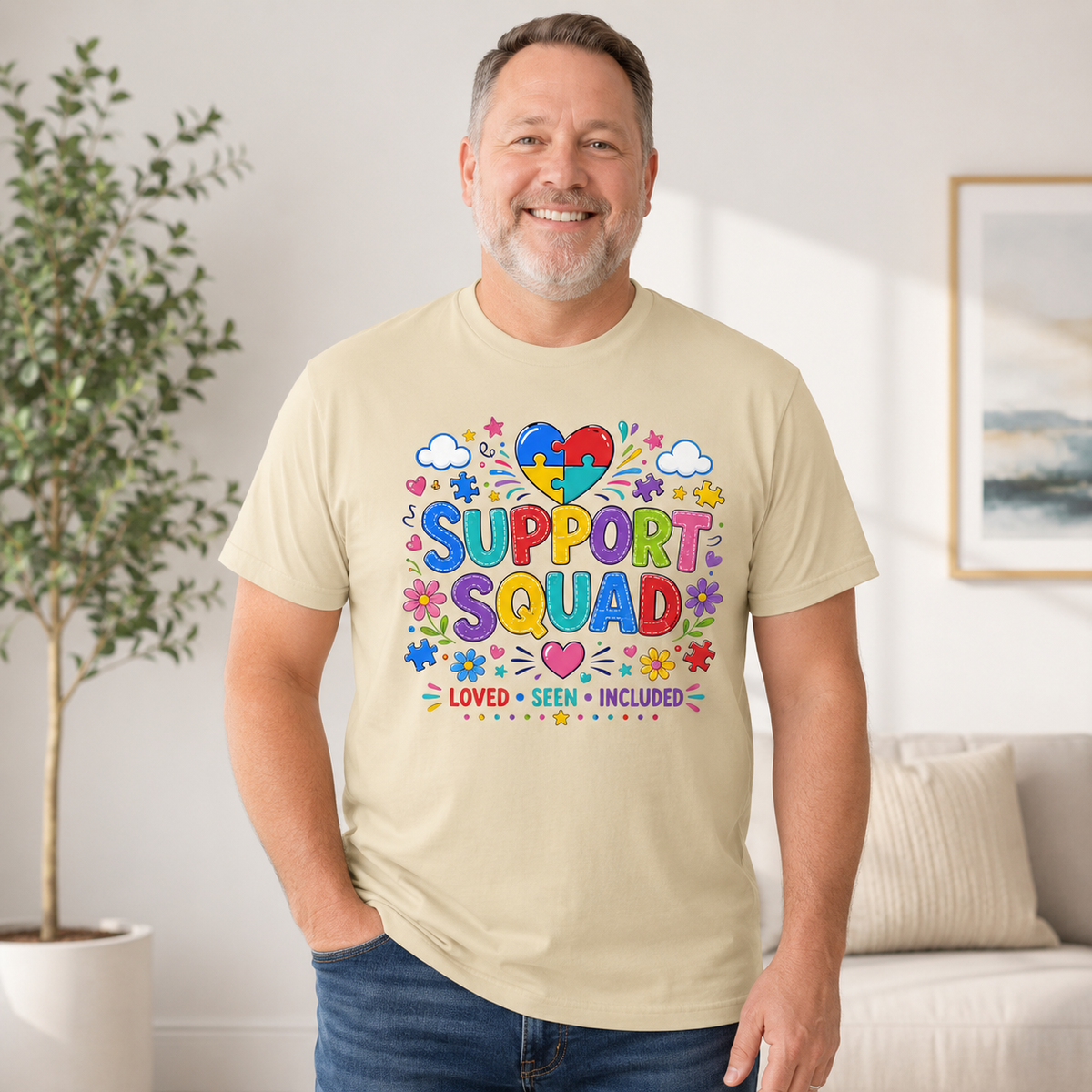 Unisex — "Support Squad" | Autism Awareness Shirt