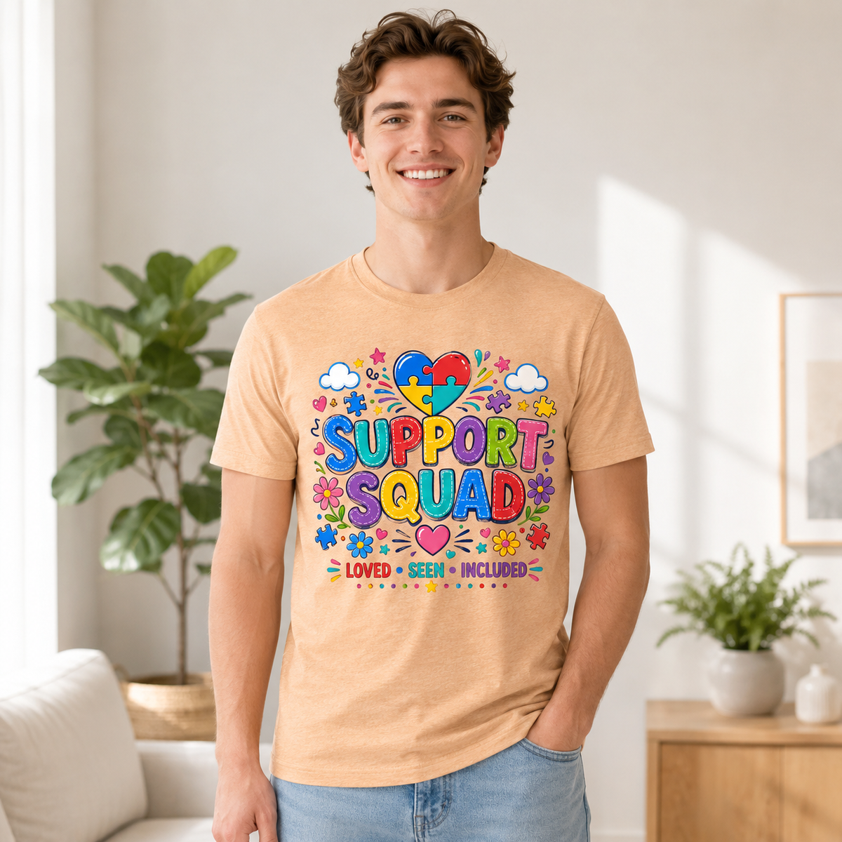 Unisex — "Support Squad" | Autism Awareness Shirt