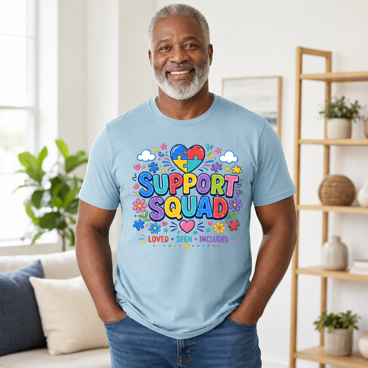 Unisex — "Support Squad" | Autism Awareness Shirt