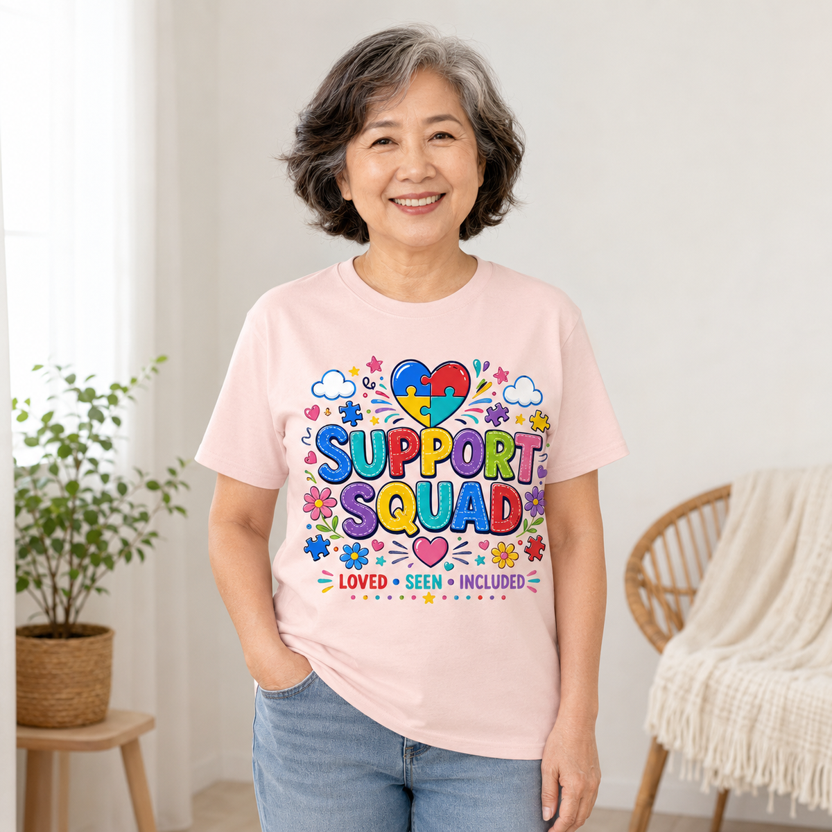 Unisex — "Support Squad" | Autism Awareness Shirt