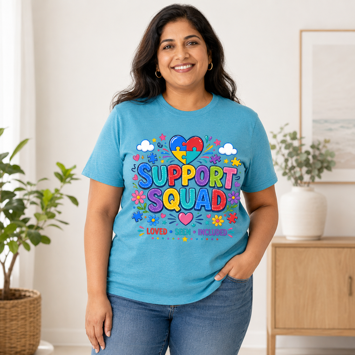 Unisex — "Support Squad" | Autism Awareness Shirt