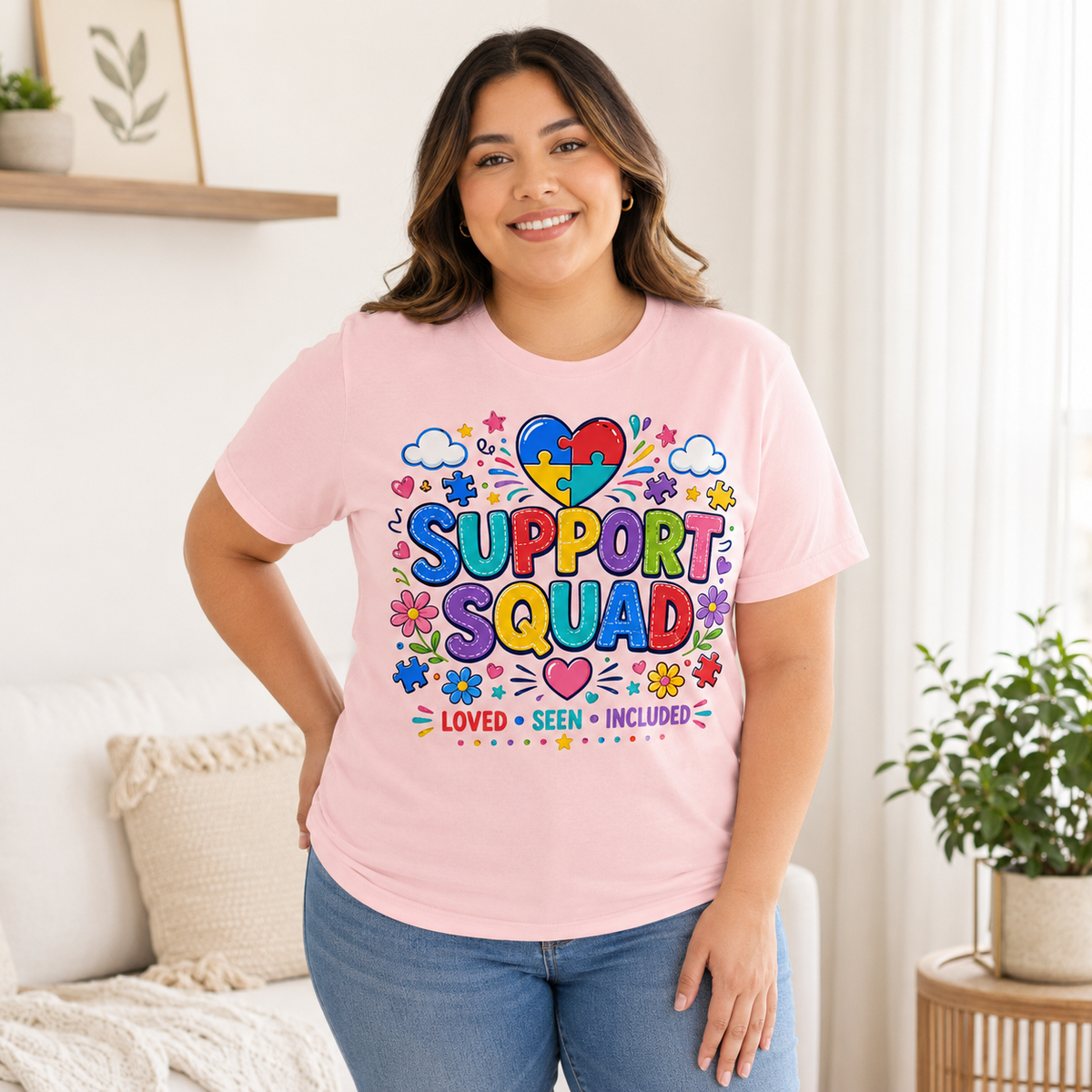 Unisex — "Support Squad" | Autism Awareness Shirt