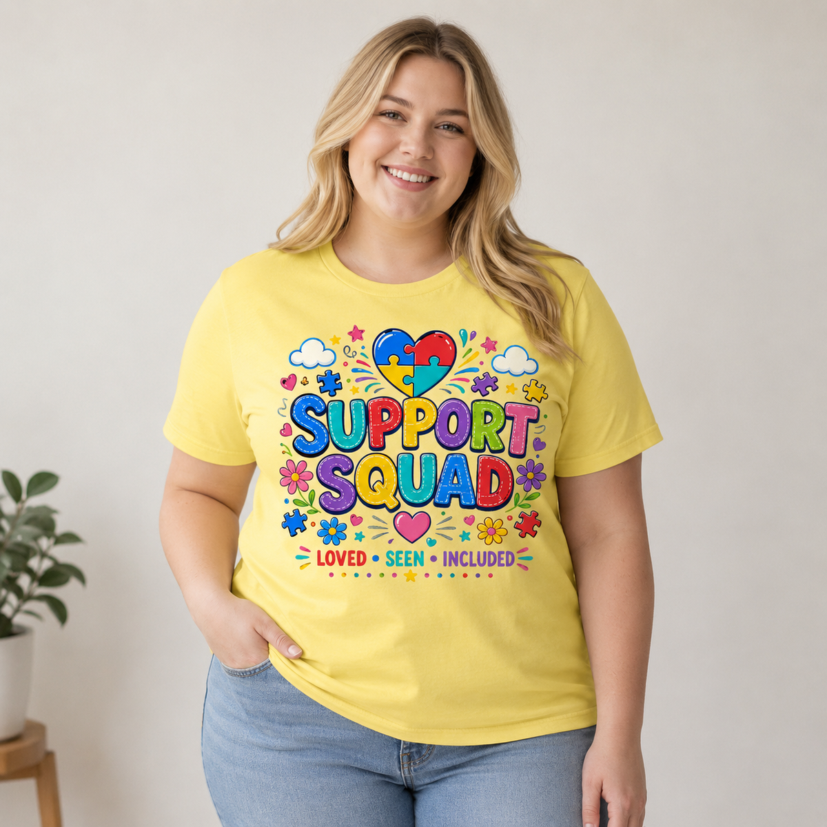 Unisex — "Support Squad" | Autism Awareness Shirt