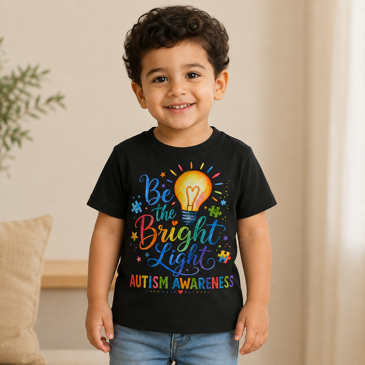 Toddler Tee — "Be the Bright Light"