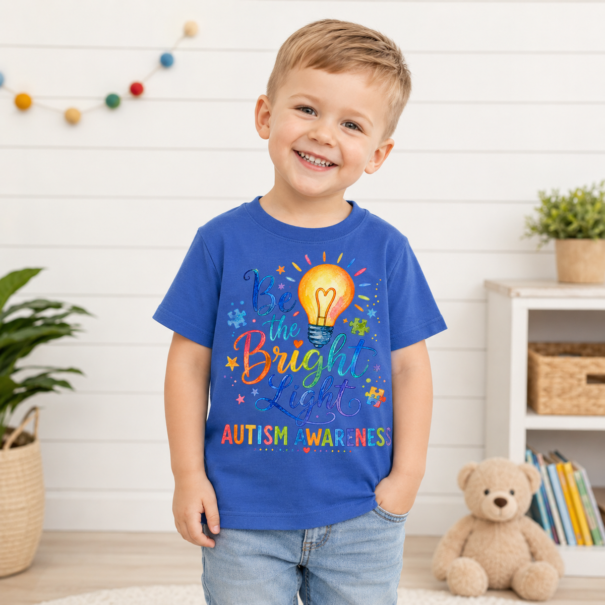 Toddler Tee — "Be the Bright Light"