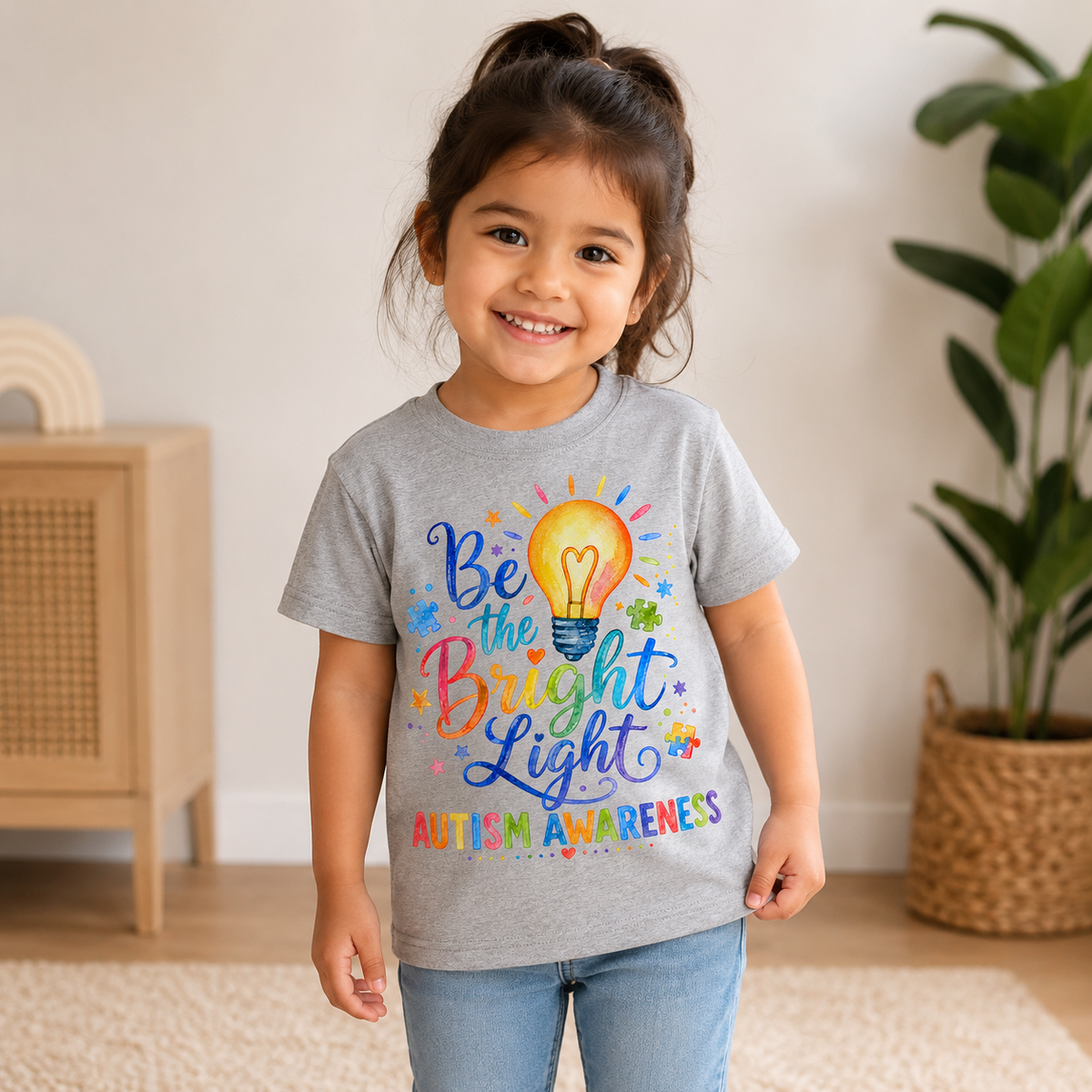 Toddler Tee — "Be the Bright Light"