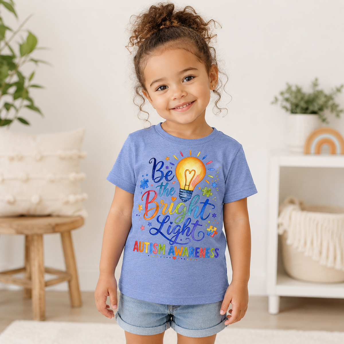 Toddler Tee — "Be the Bright Light"