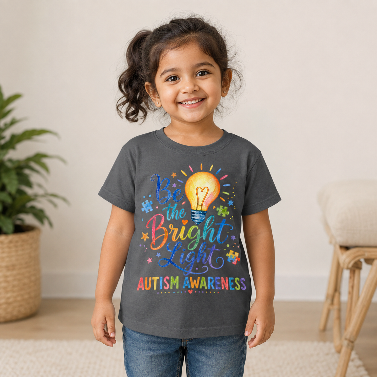 Toddler Tee — "Be the Bright Light"