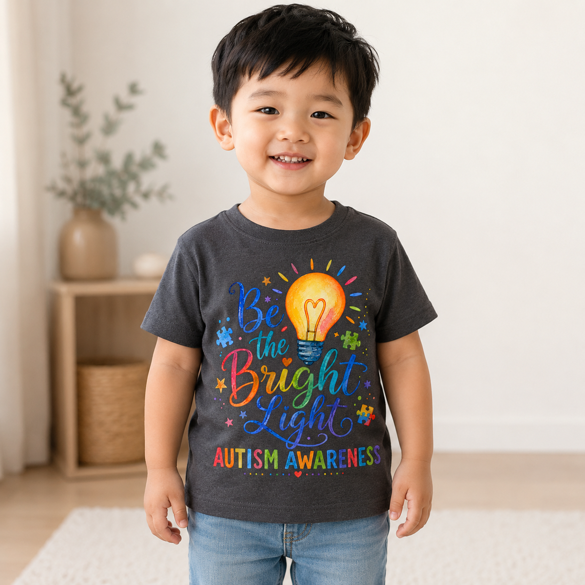 Toddler Tee — "Be the Bright Light"