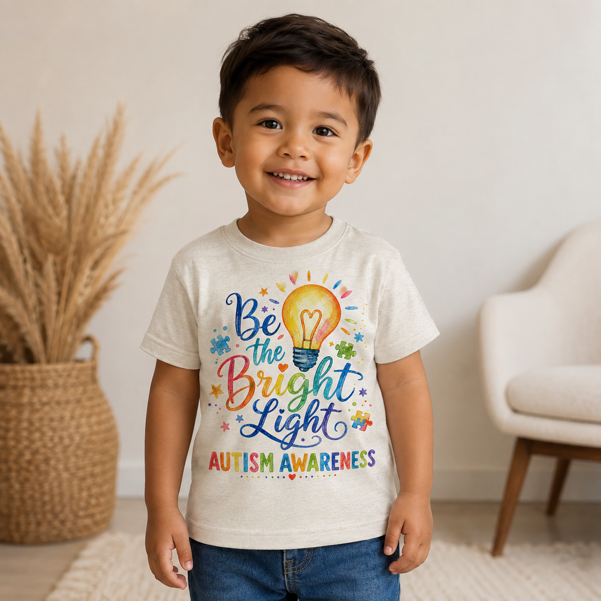 Toddler Tee — "Be the Bright Light"