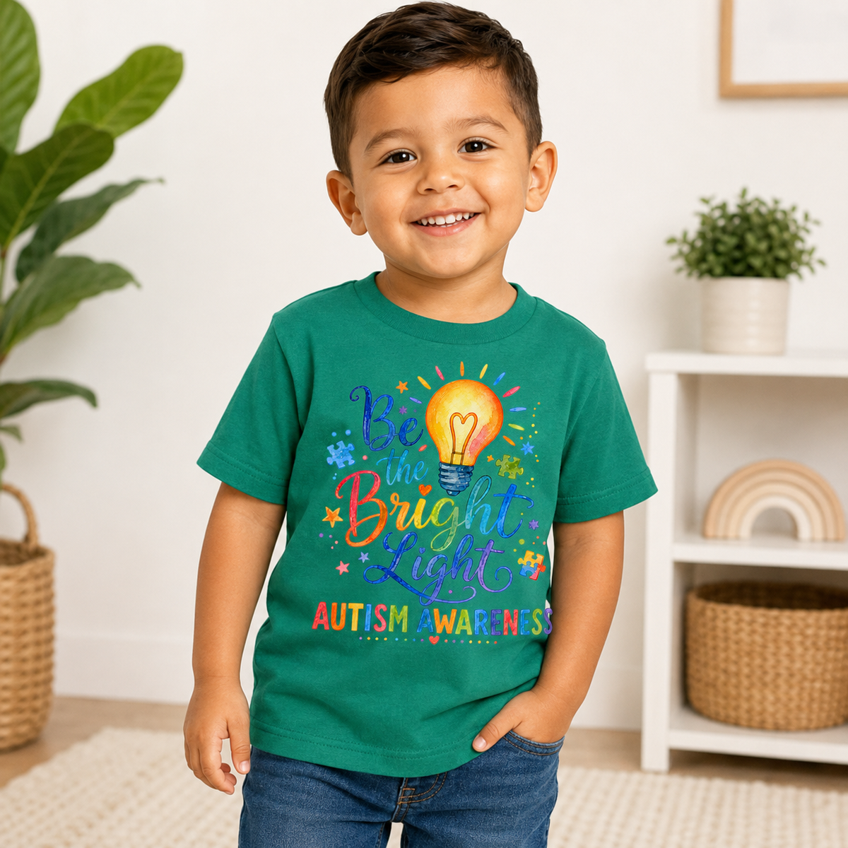 Toddler Tee — "Be the Bright Light"
