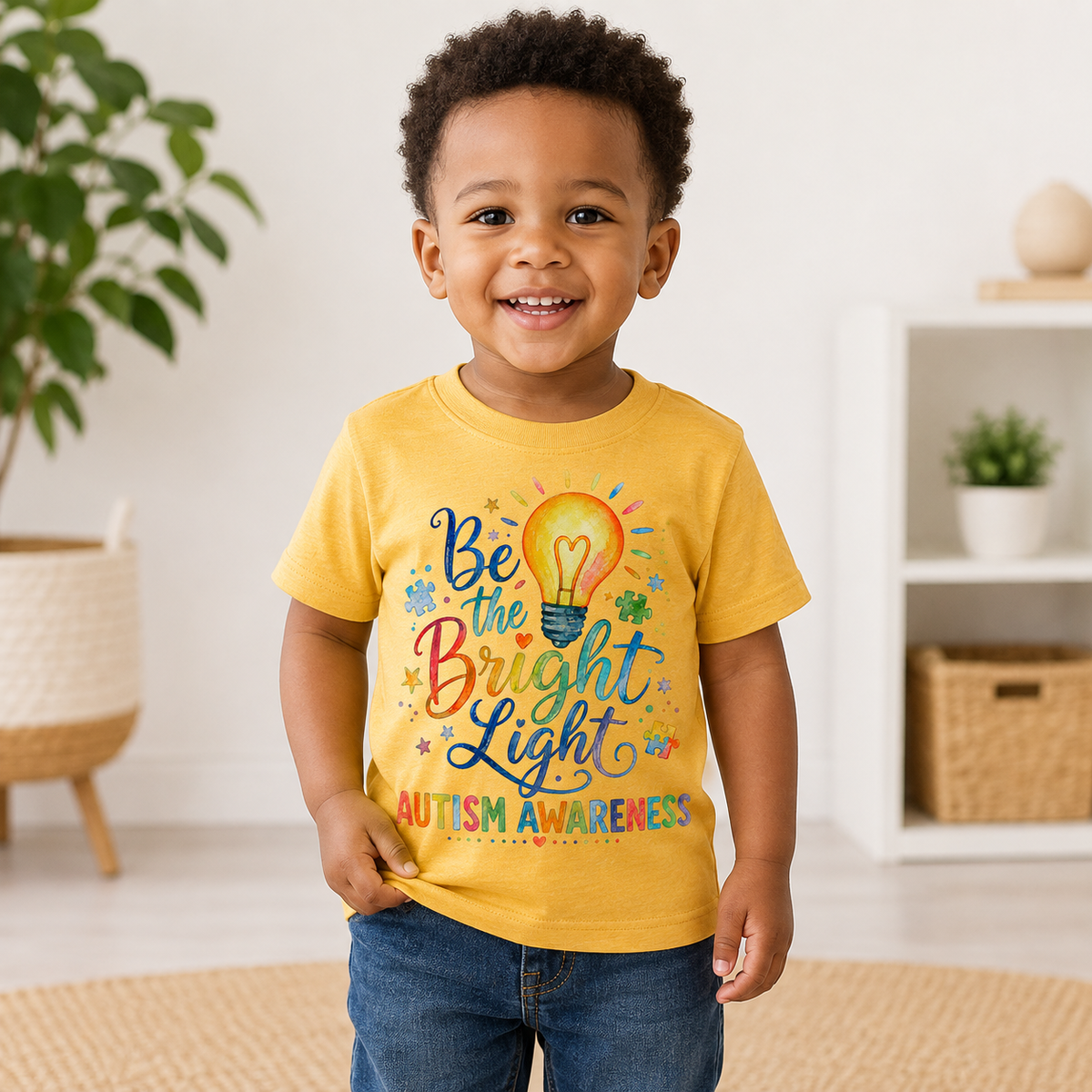 Toddler Tee — "Be the Bright Light"