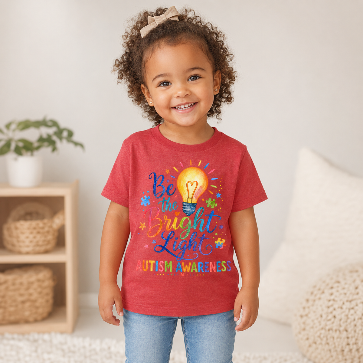 Toddler Tee — "Be the Bright Light"